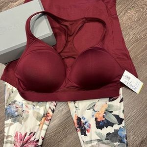 NWT Old Navy High Support Maroon Sports Bra